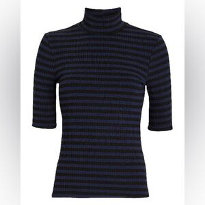 Frame 70’s striped turtleneck top